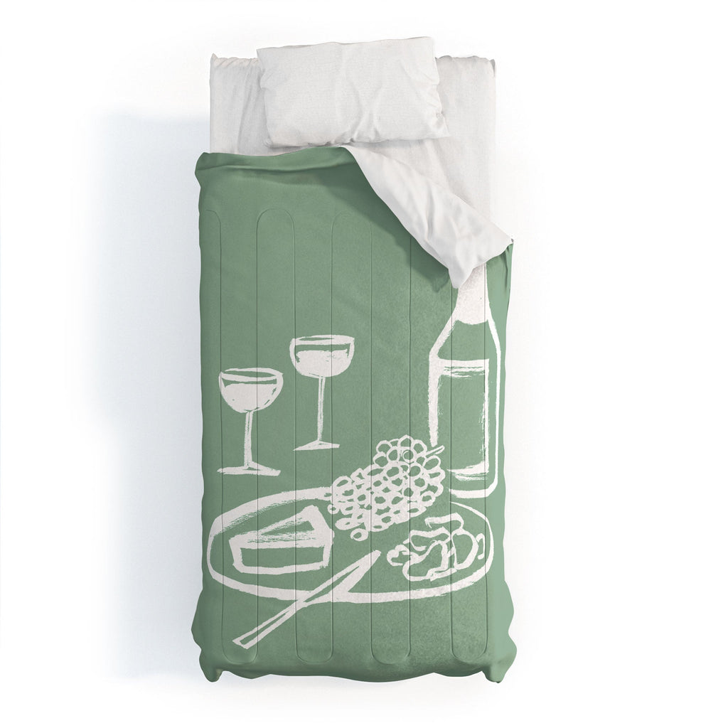 Intemporalis Wine and Cheese Aperitivo Comforter