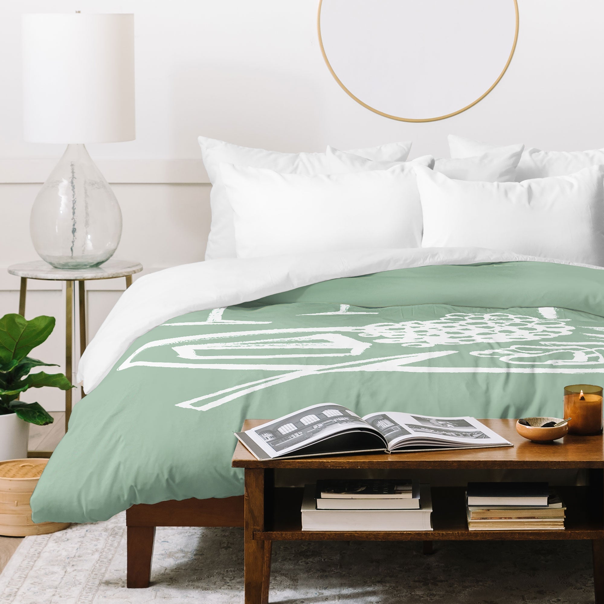 Intemporalis Wine and Cheese Aperitivo Duvet Cover
