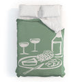 Intemporalis Wine and Cheese Aperitivo Duvet Cover