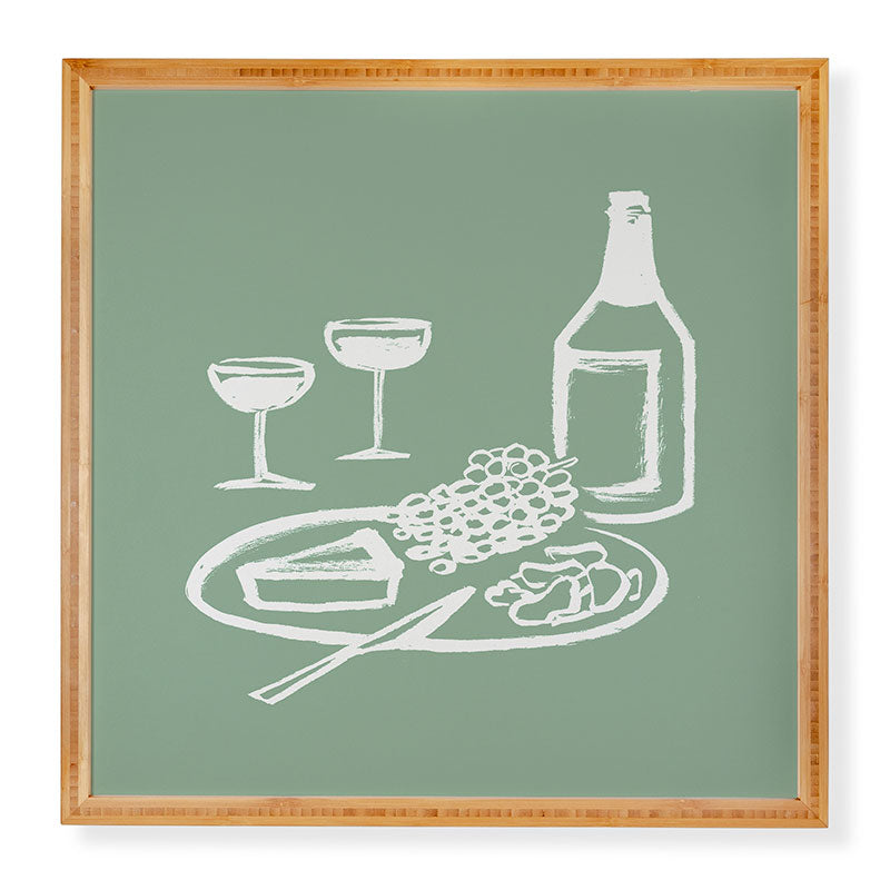 Intemporalis Wine and Cheese Aperitivo Framed Wall Art