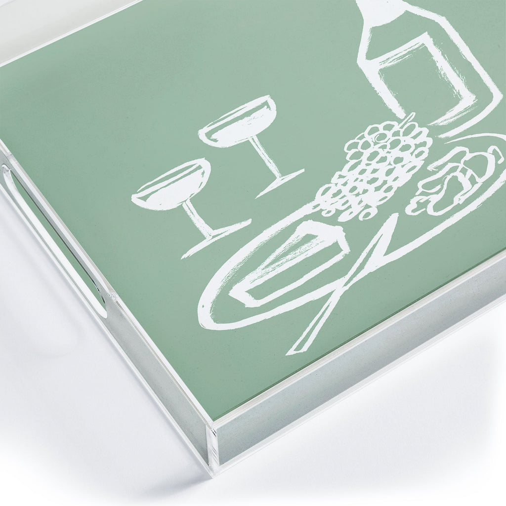 Intemporalis Wine and Cheese Aperitivo Acrylic Tray