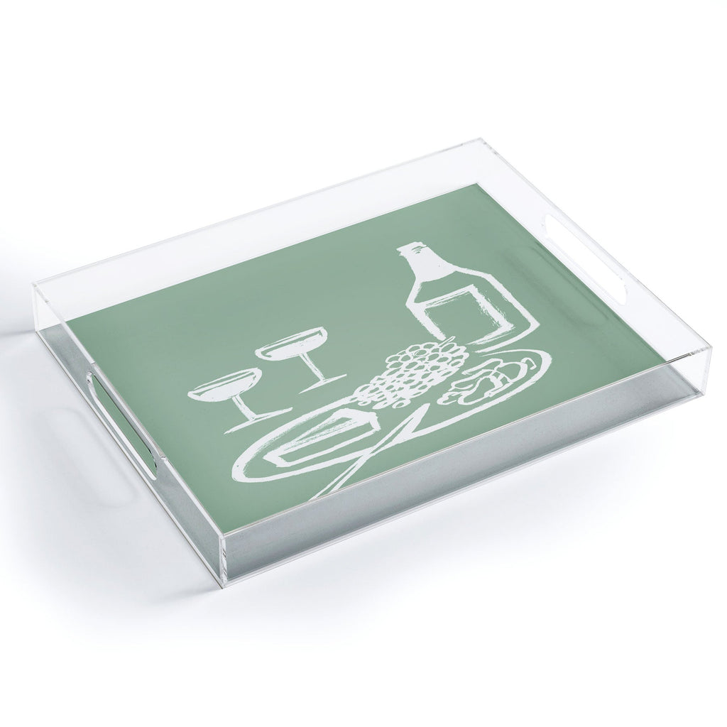 Intemporalis Wine and Cheese Aperitivo Acrylic Tray