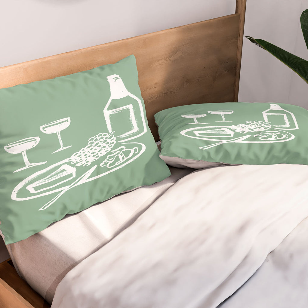 Intemporalis Wine and Cheese Aperitivo Pillow Shams