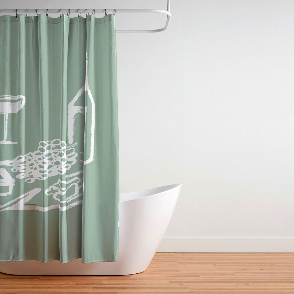 Intemporalis Wine and Cheese Aperitivo Shower Curtain