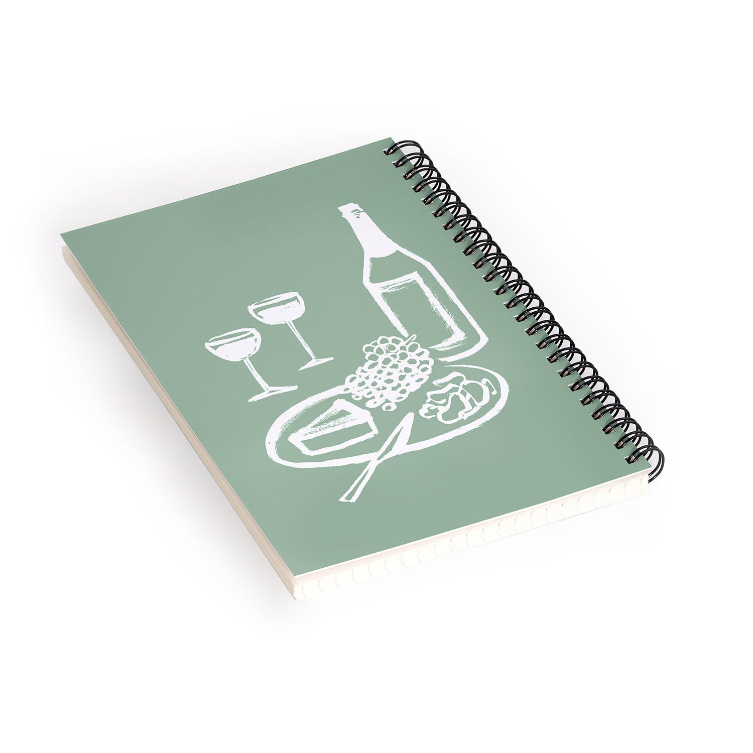 Intemporalis Wine and Cheese Aperitivo Spiral Notebook