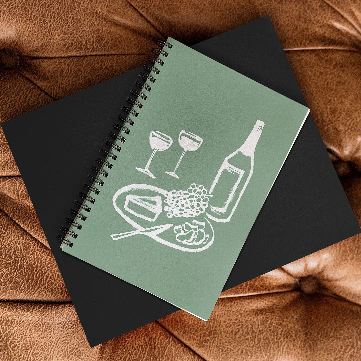 Intemporalis Wine and Cheese Aperitivo Spiral Notebook