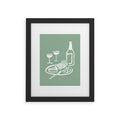 Intemporalis Wine and Cheese Aperitivo Framed Art Print