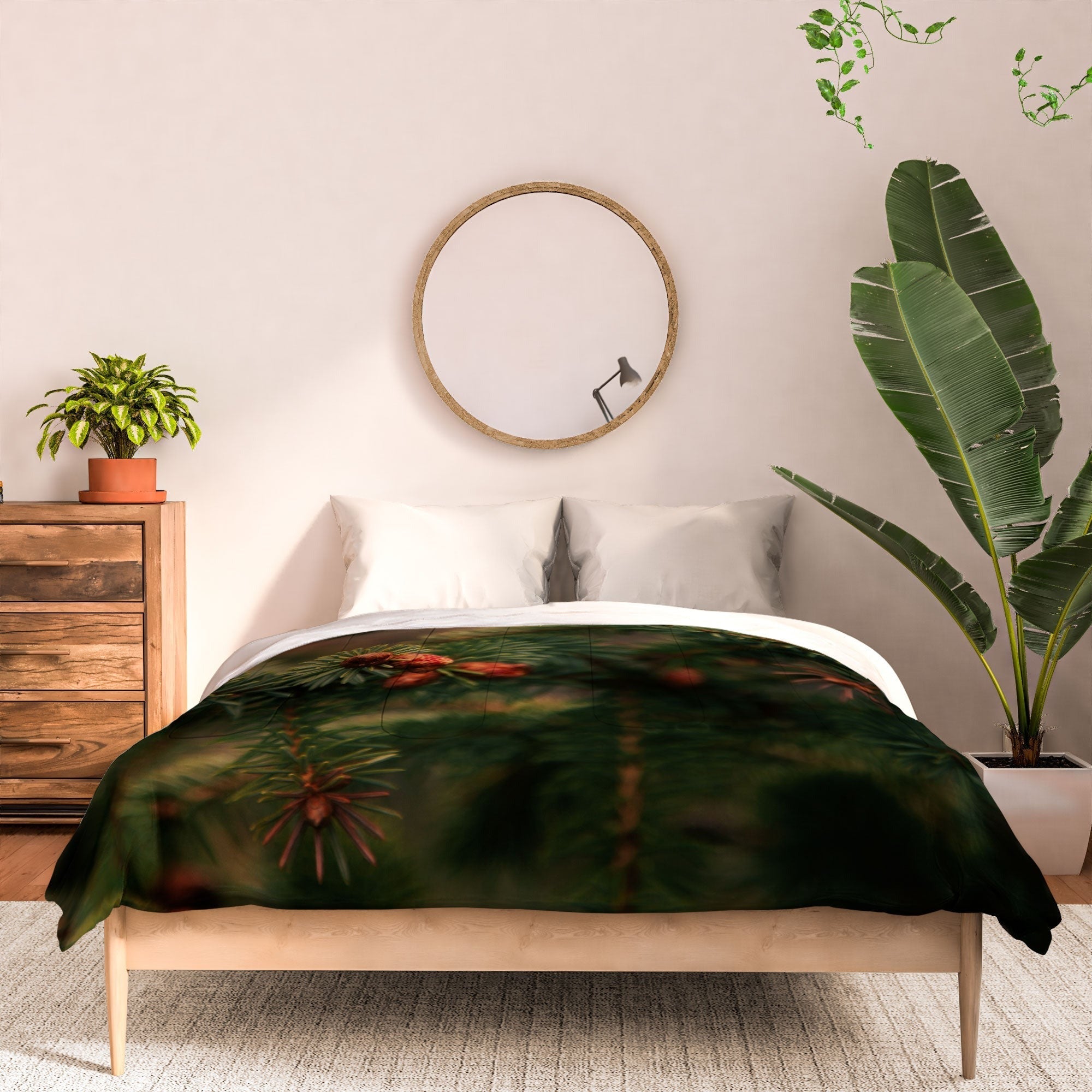 Hannah Kemp Spruce Tips Comforter