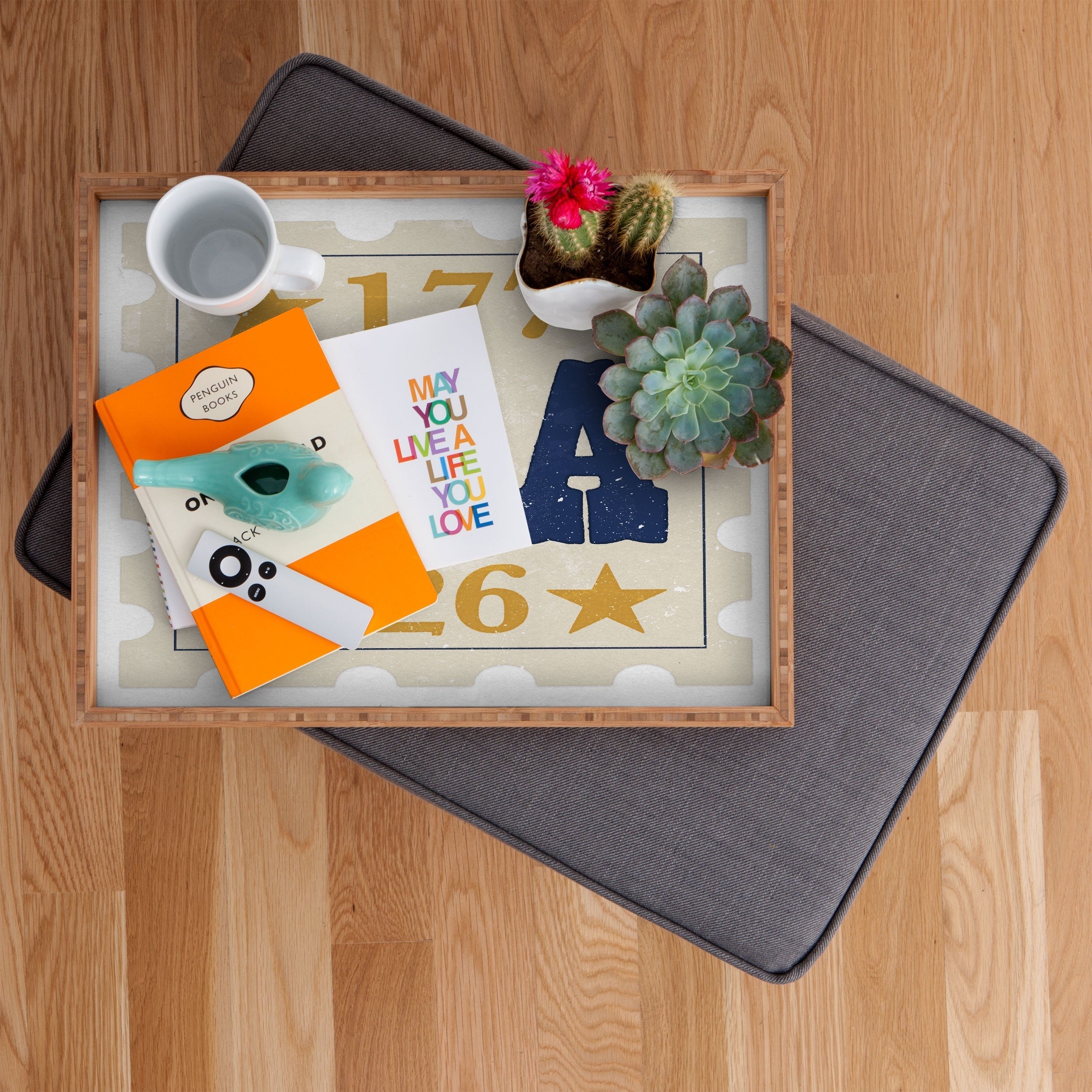 DENY Designs USA Stamp Rectangular Tray