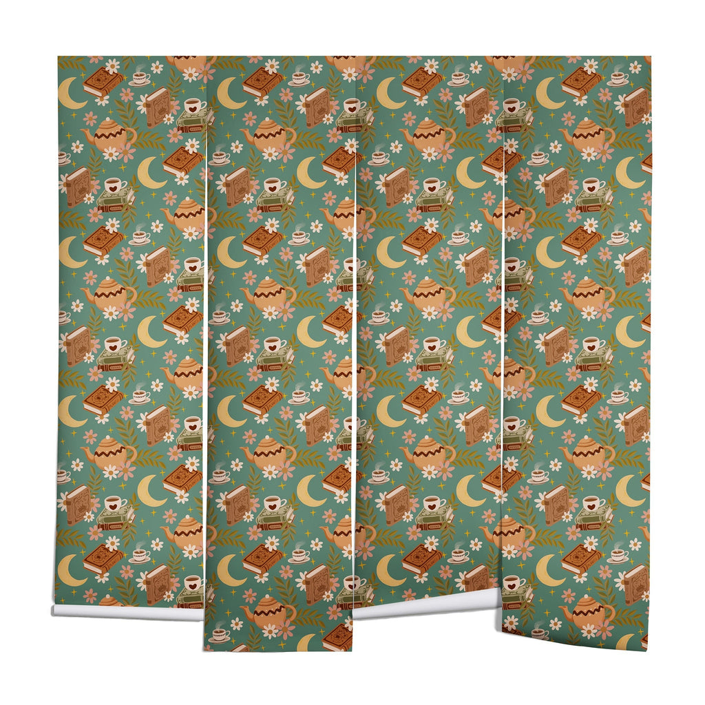 Avenie Moonlit Reading Nook I Wall Mural