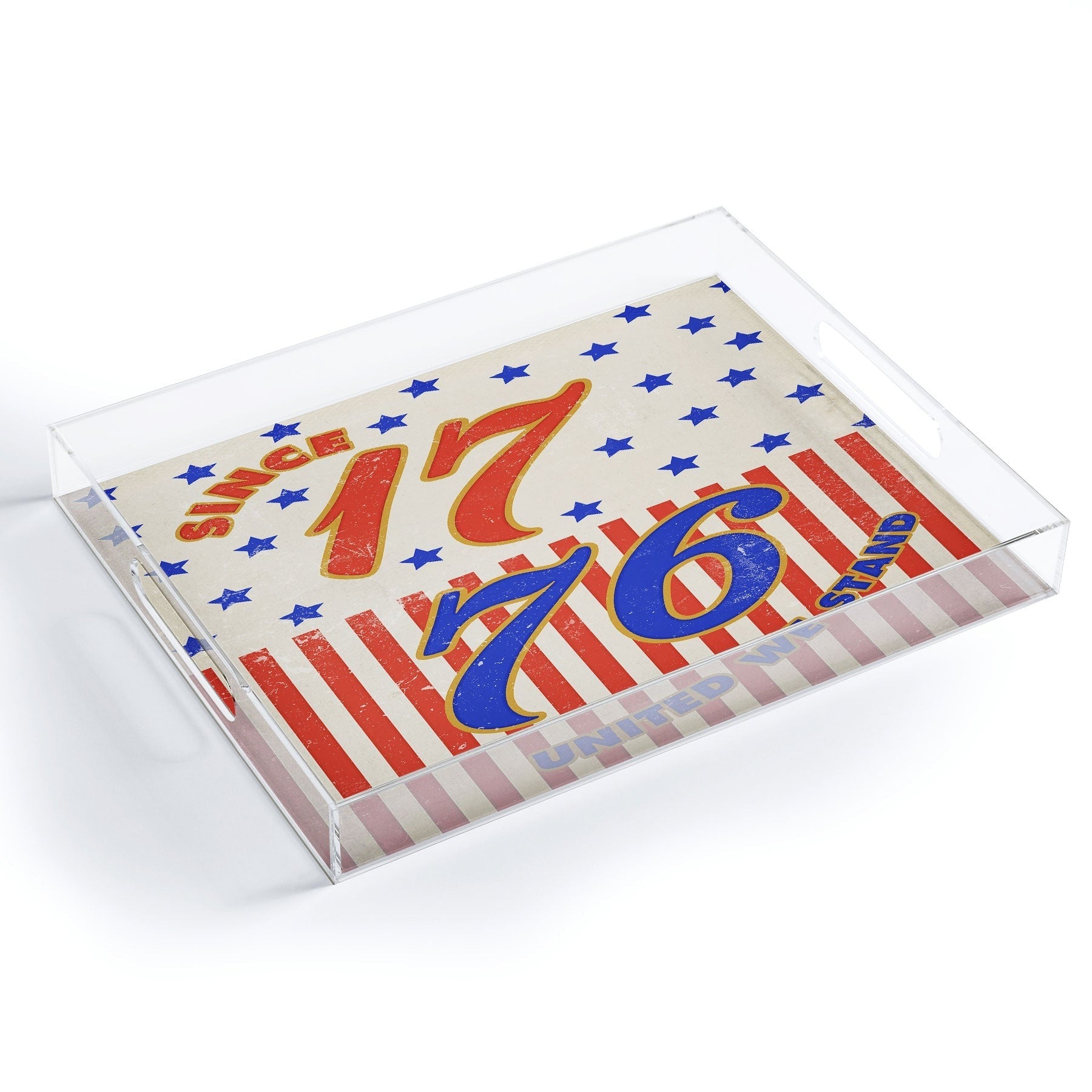 DENY Designs 1776 Stars Acrylic Tray