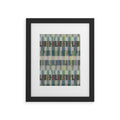 Marta Barragan Camarasa Dynamic Linear Blocks Framed Art Print