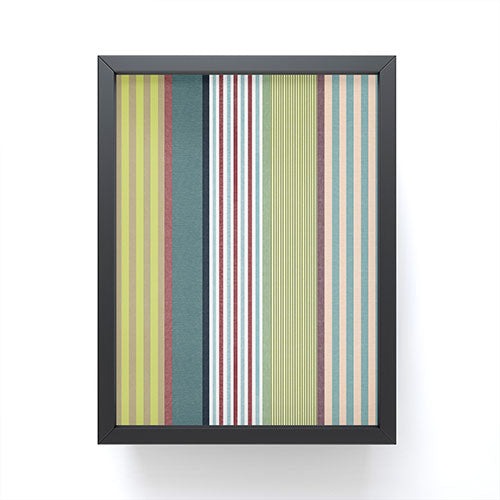 Marta Barragan Camarasa Colorful Stripe Delight Framed Mini Art Print
