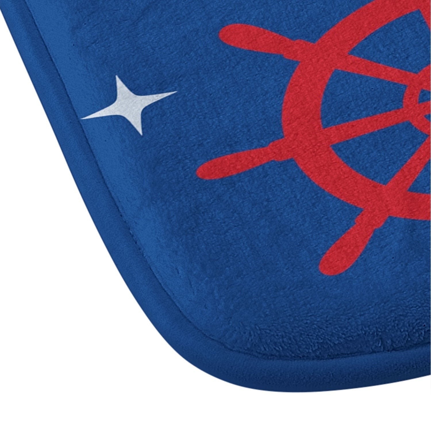 Design by Spark Holiday Helms and Snowflakes Memory Foam Bath Mat