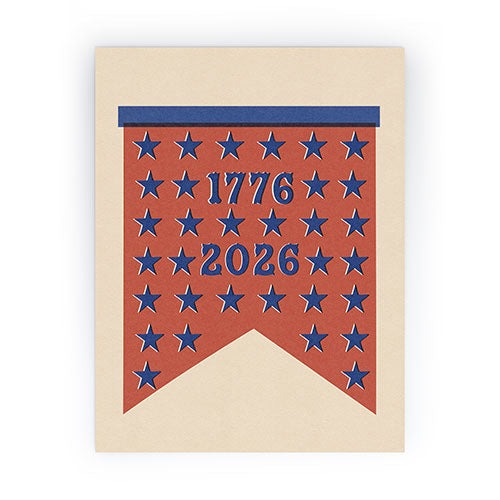DENY Designs Star Banner Mini Art Print
