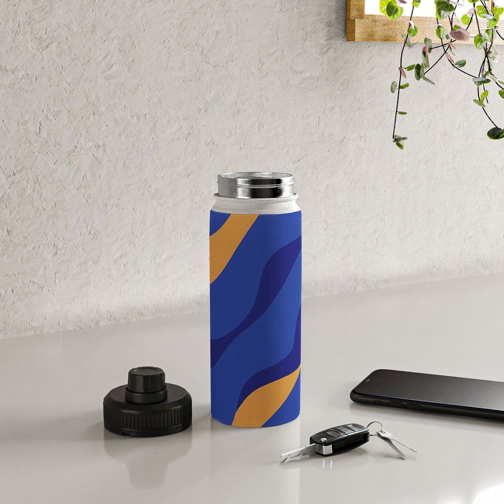 Camilla Foss Pebbles in Stream Water Bottle