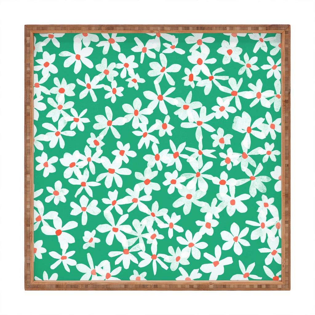 Garima Dhawan wildflowers 15 Square Tray