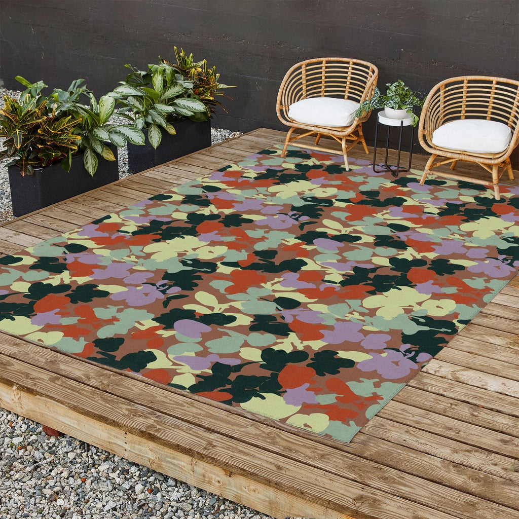 Marta Barragan Camarasa Retro Bloom Medley Outdoor Rug