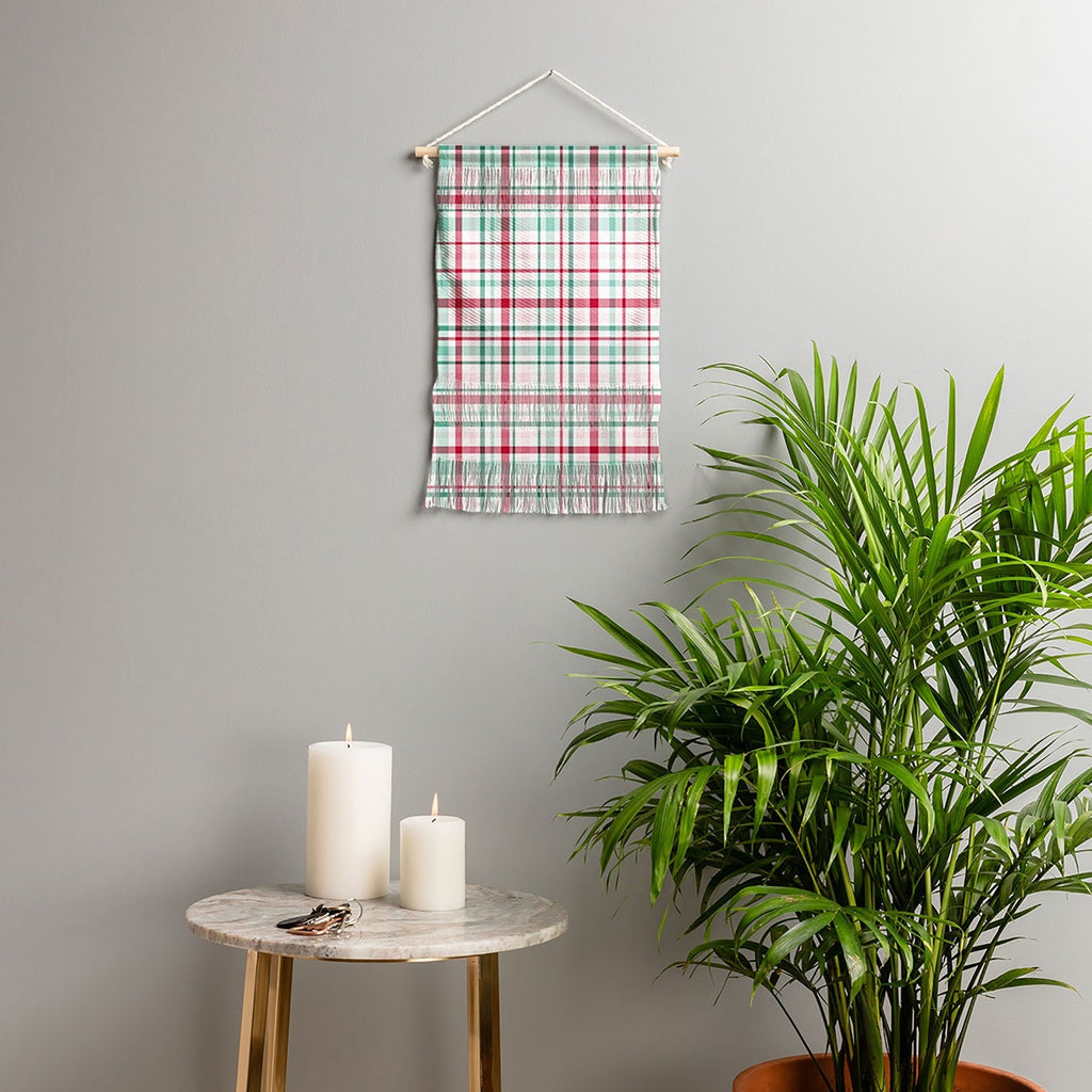 Lisa Argyropoulos Merry Vintage Plaid Wall Hanging Portrait