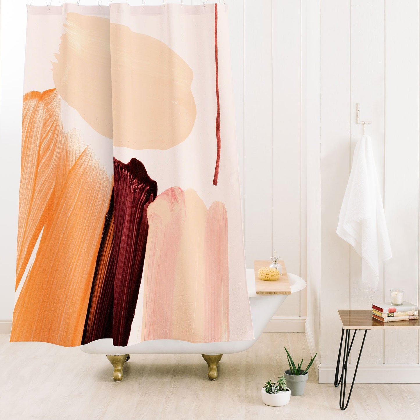 Iris Lehnhardt minimalist painting 04 Shower Curtain