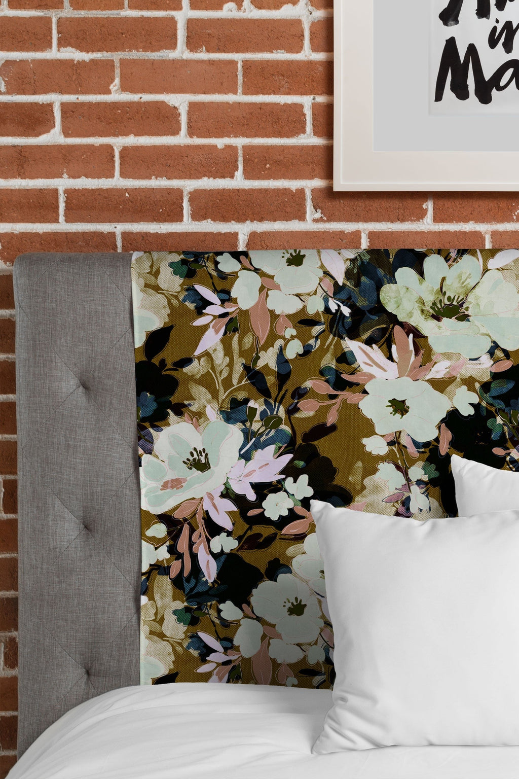 Marta Barragan Camarasa Romantic Floral Fusion Tapestry