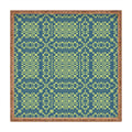 Marta Barragan Camarasa Nostalgic Grid Design Square Tray