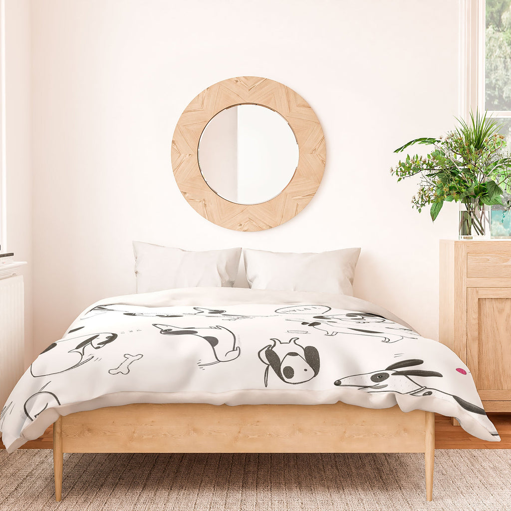 Isa Zapata Doxie Duvet Cover