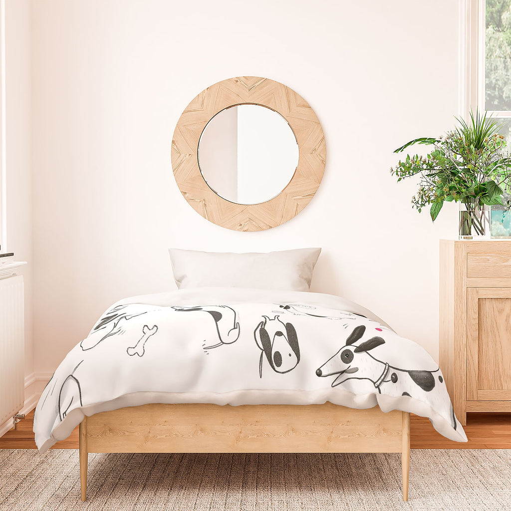 Isa Zapata Doxie Duvet Cover
