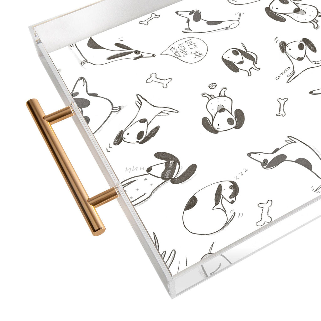 Isa Zapata Doxie Acrylic Tray