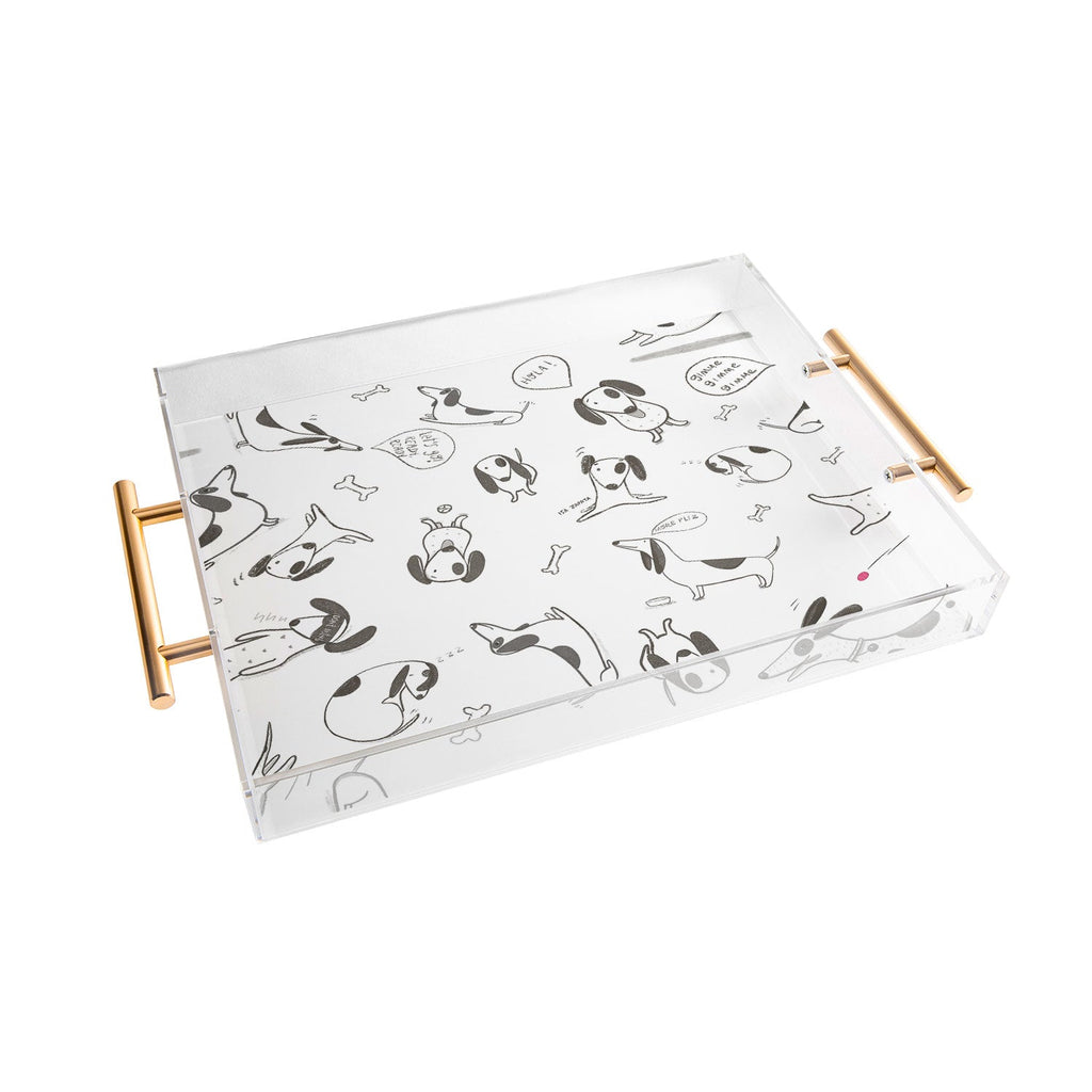 Isa Zapata Doxie Acrylic Tray