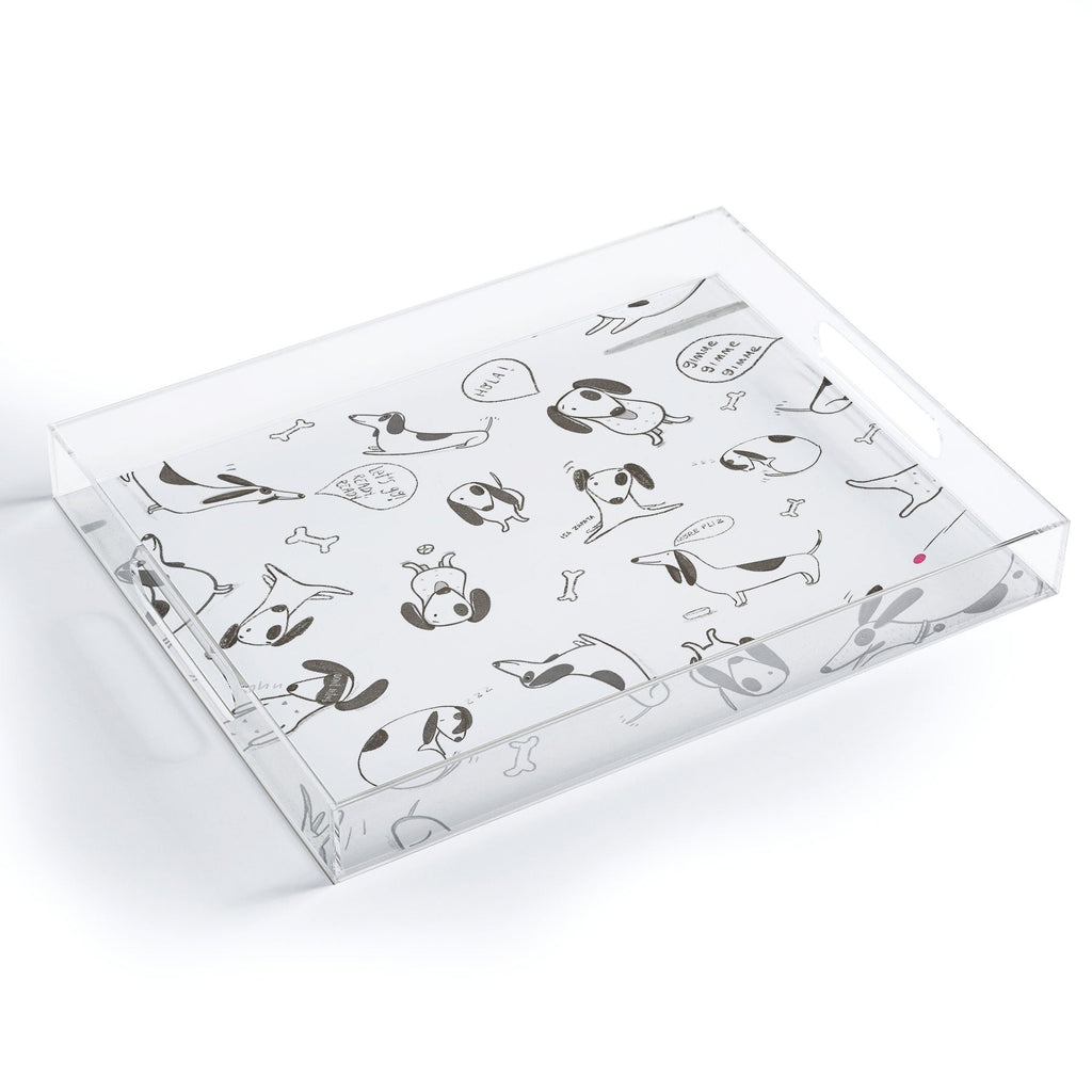Isa Zapata Doxie Acrylic Tray