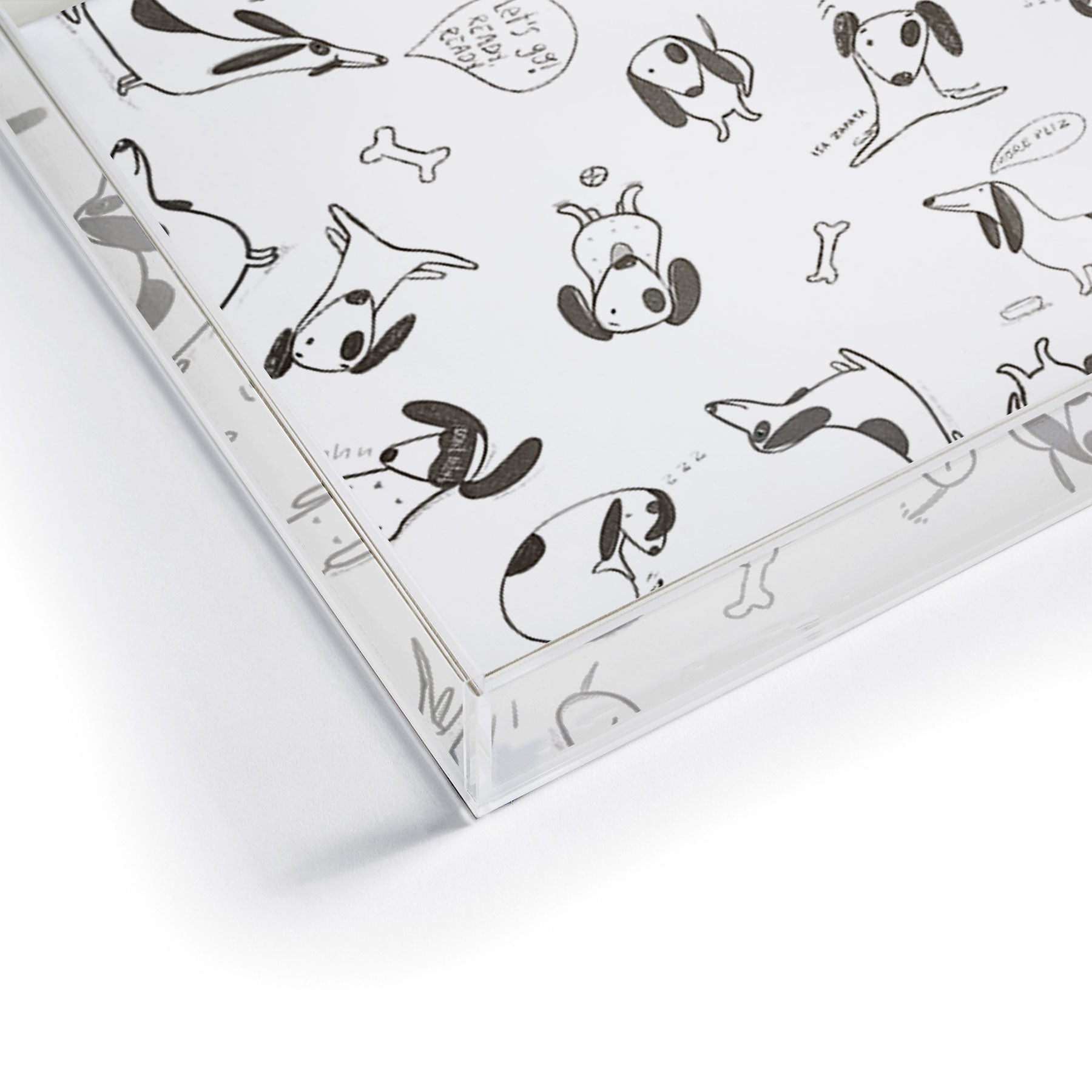 Isa Zapata Doxie Acrylic Tray