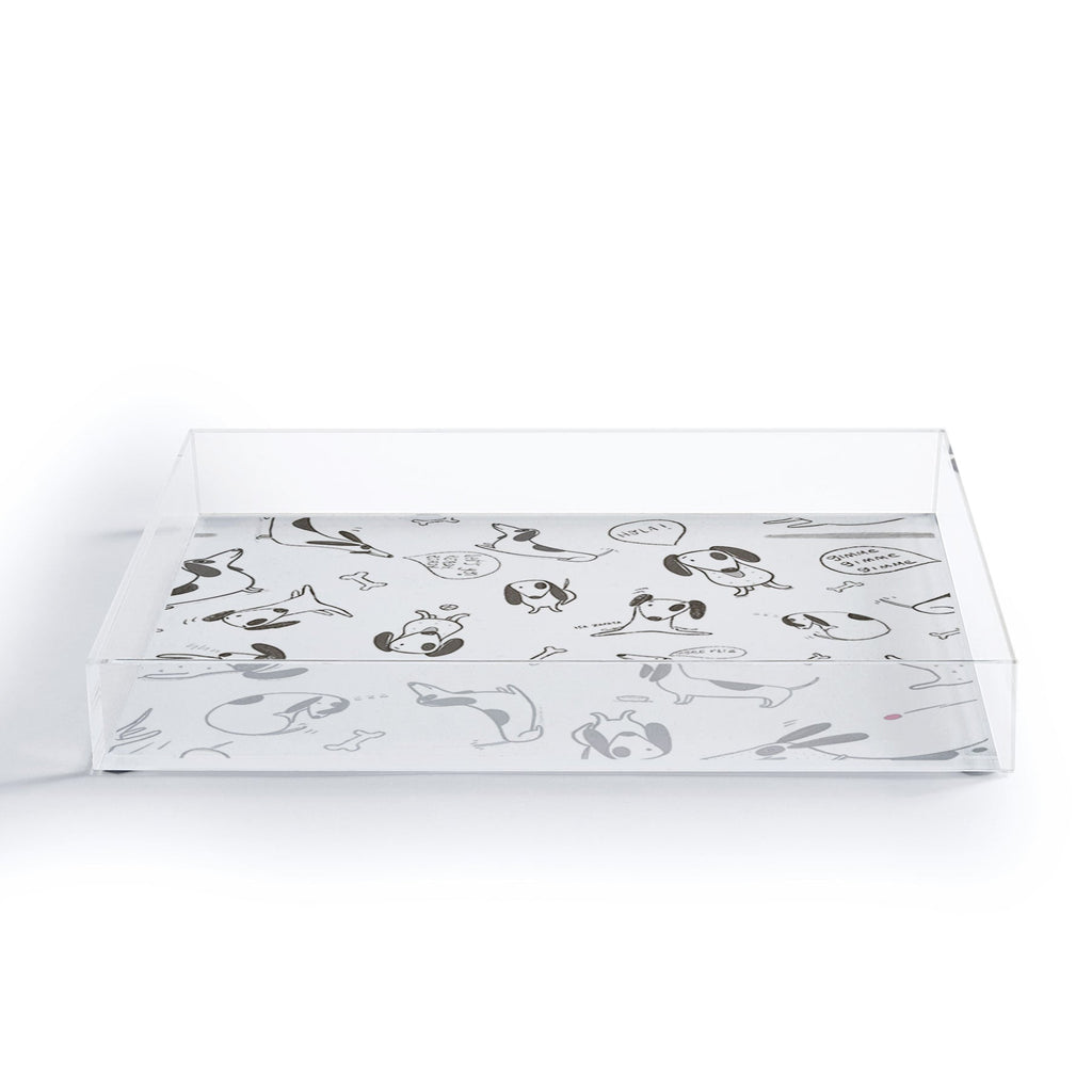 Isa Zapata Doxie Acrylic Tray