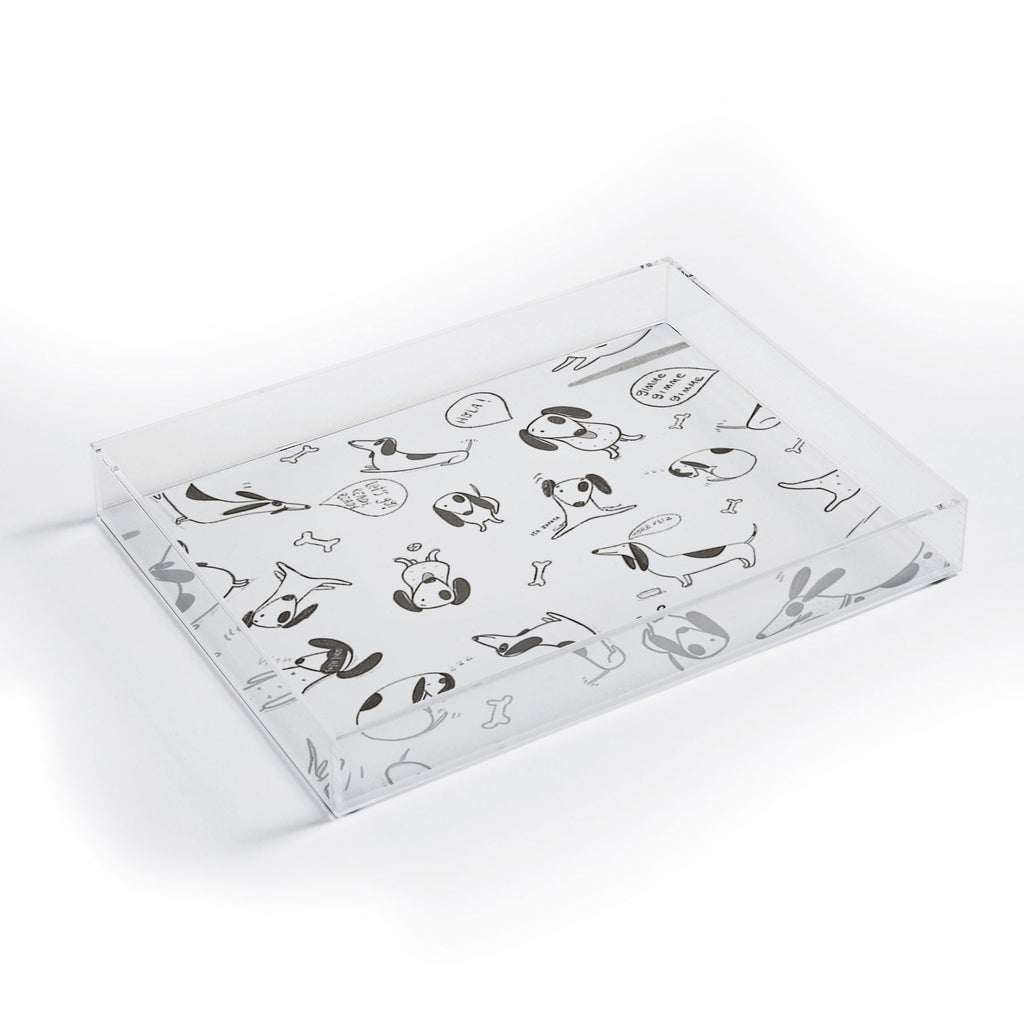 Isa Zapata Doxie Acrylic Tray
