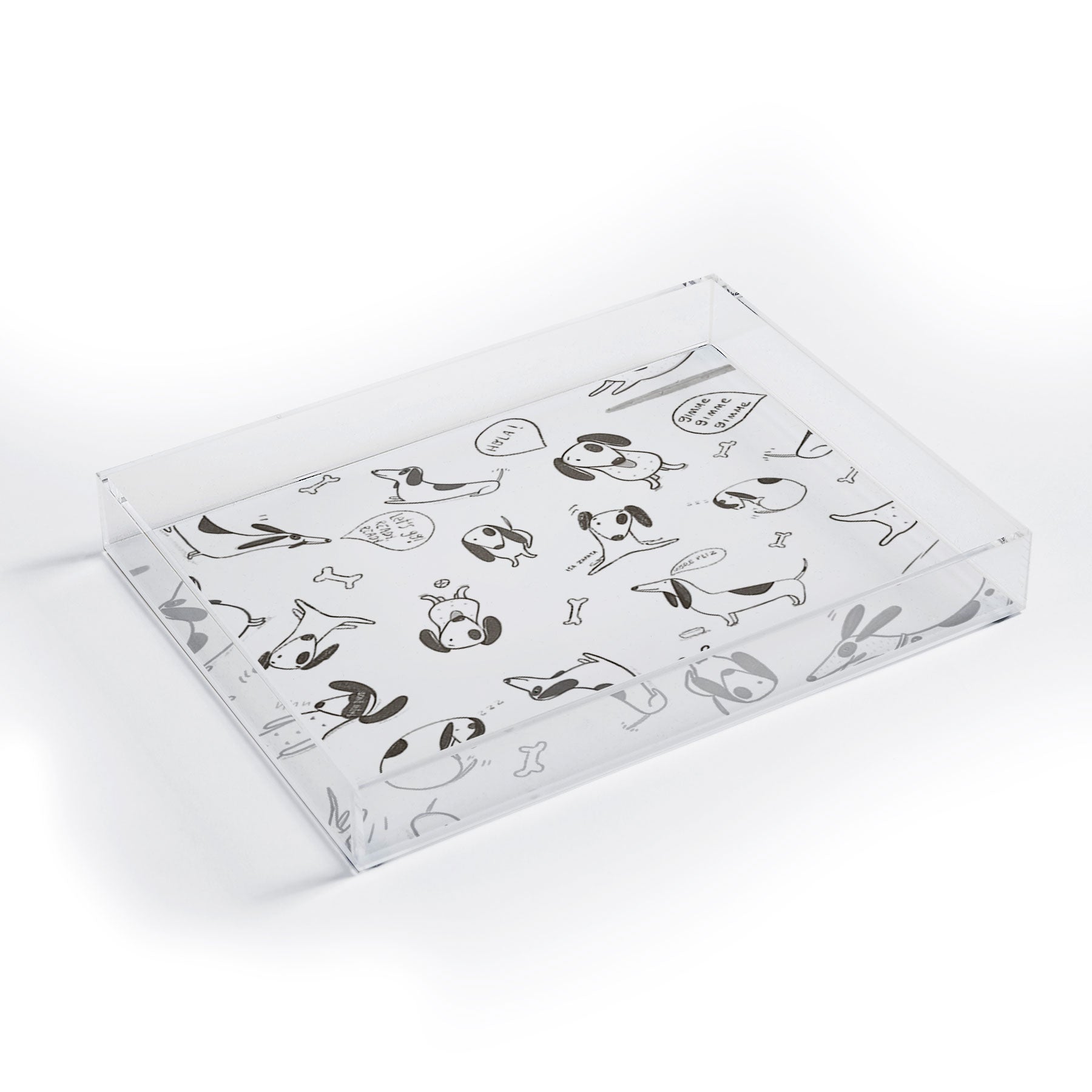 Isa Zapata Doxie Acrylic Tray
