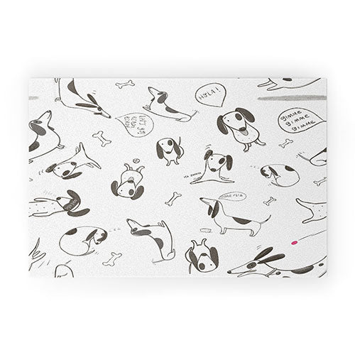 Isa Zapata Doxie Welcome Mat