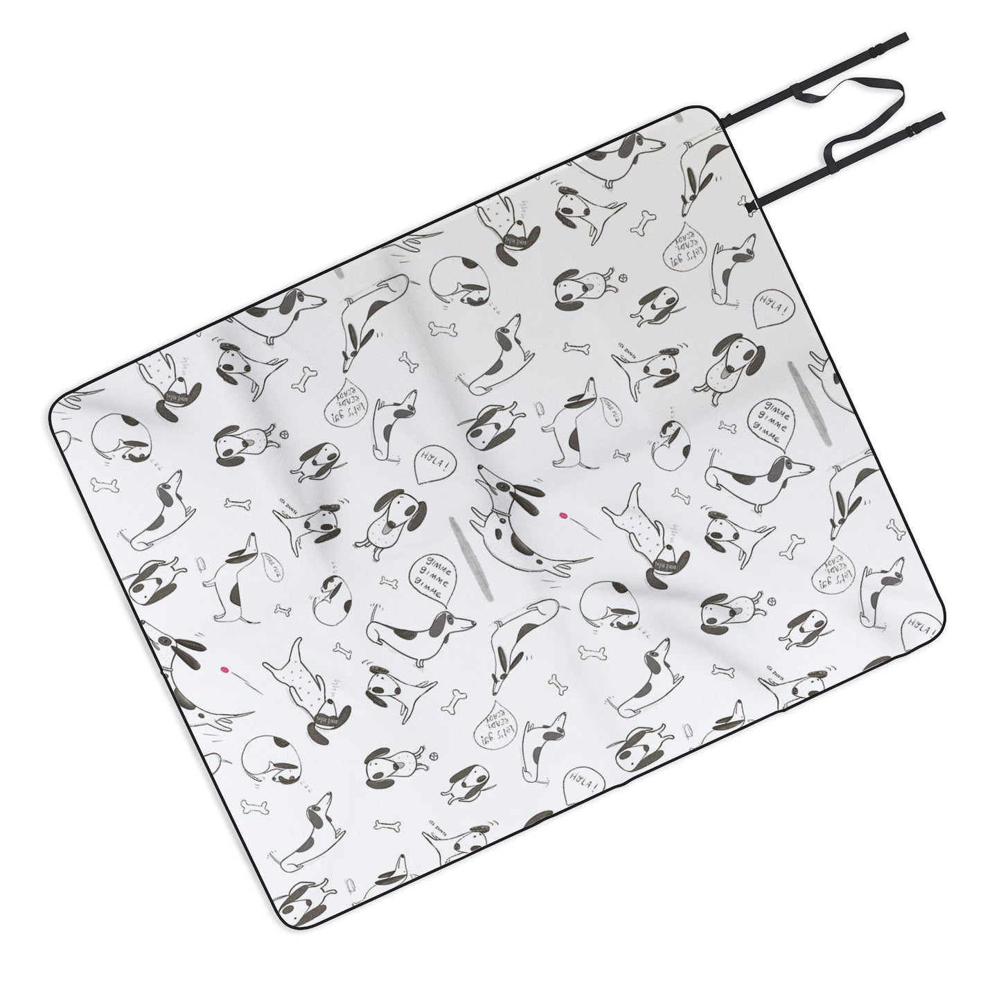 Isa Zapata Doxie Picnic Blanket