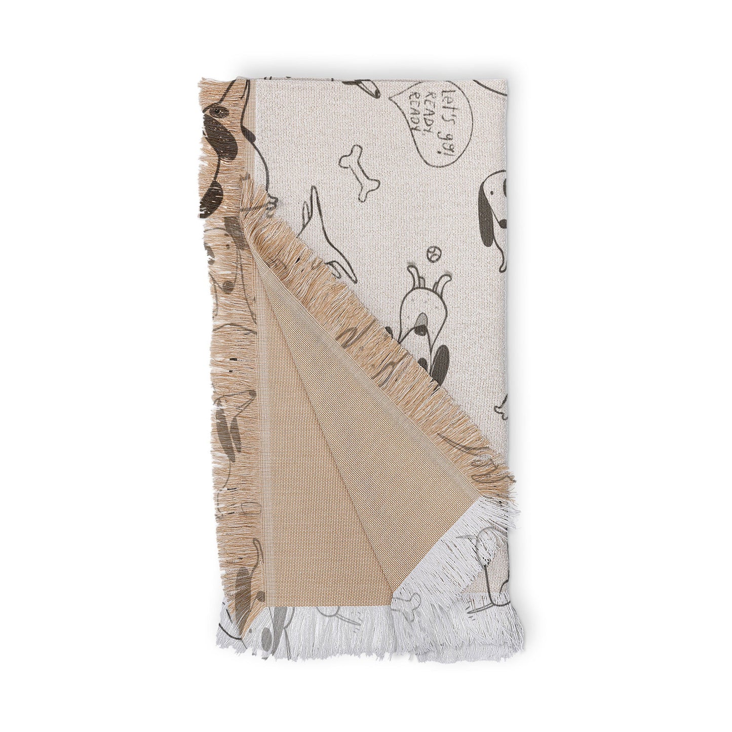 Isa Zapata Doxie Throw Blanket