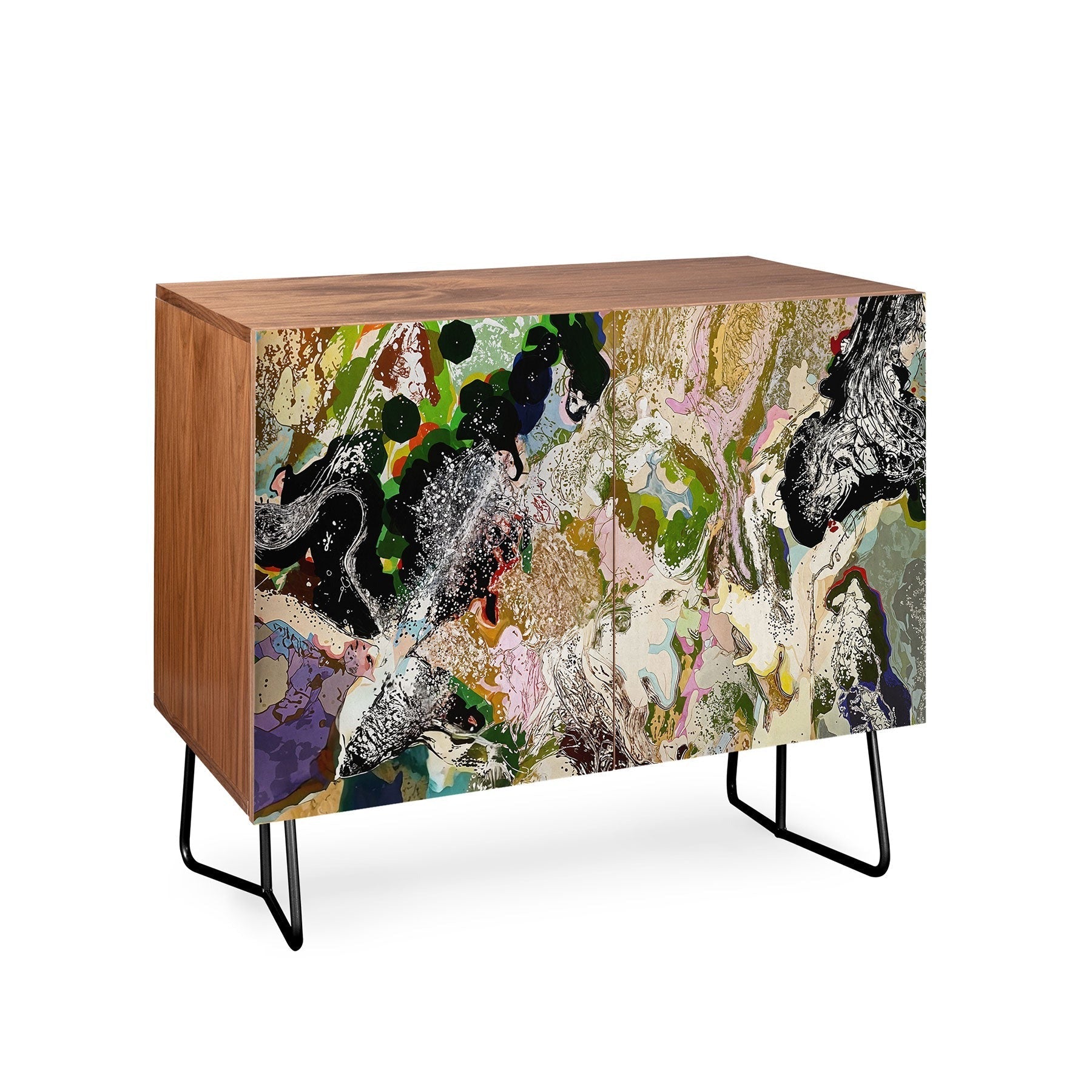83 Oranges Echoes Beneath the Surface Credenza