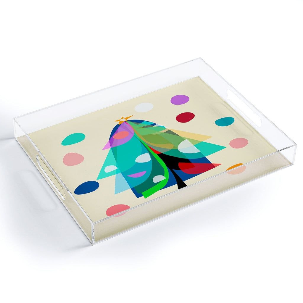 Mirimo Decorated Tree Acrylic Tray