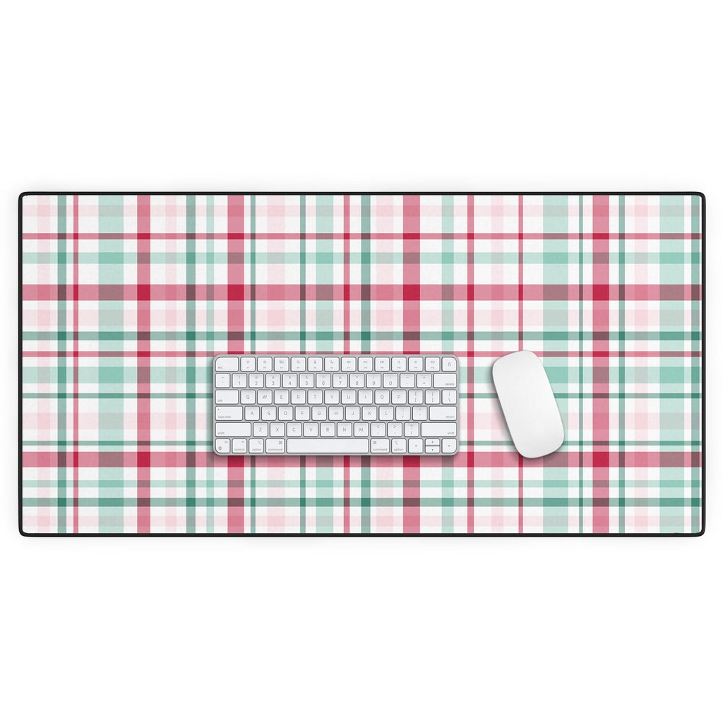 Lisa Argyropoulos Merry Vintage Plaid Desk Mat