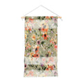 Ninola Design Botanic Retreat Painterly Tropical Flowers Sage Green Wall Hanging Portrait