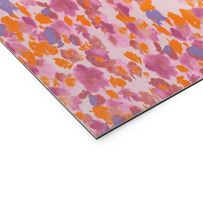 Gabriela Fuente Day Dreaming Watercolor Pink Welcome Mat