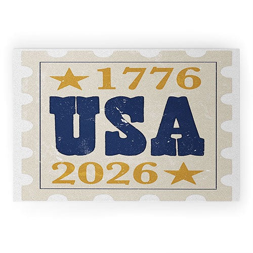 DENY Designs USA Stamp Welcome Mat