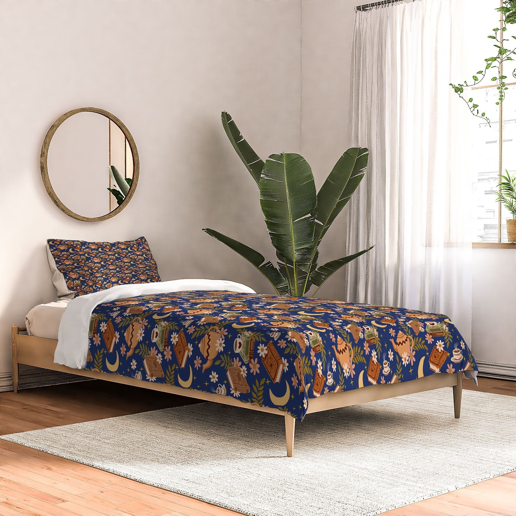 Avenie Moonlit Reading Nook II Comforter
