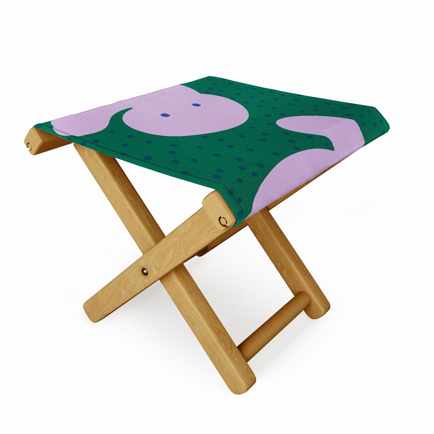 Camilla Foss Pebbles and Rabbit Folding Stool