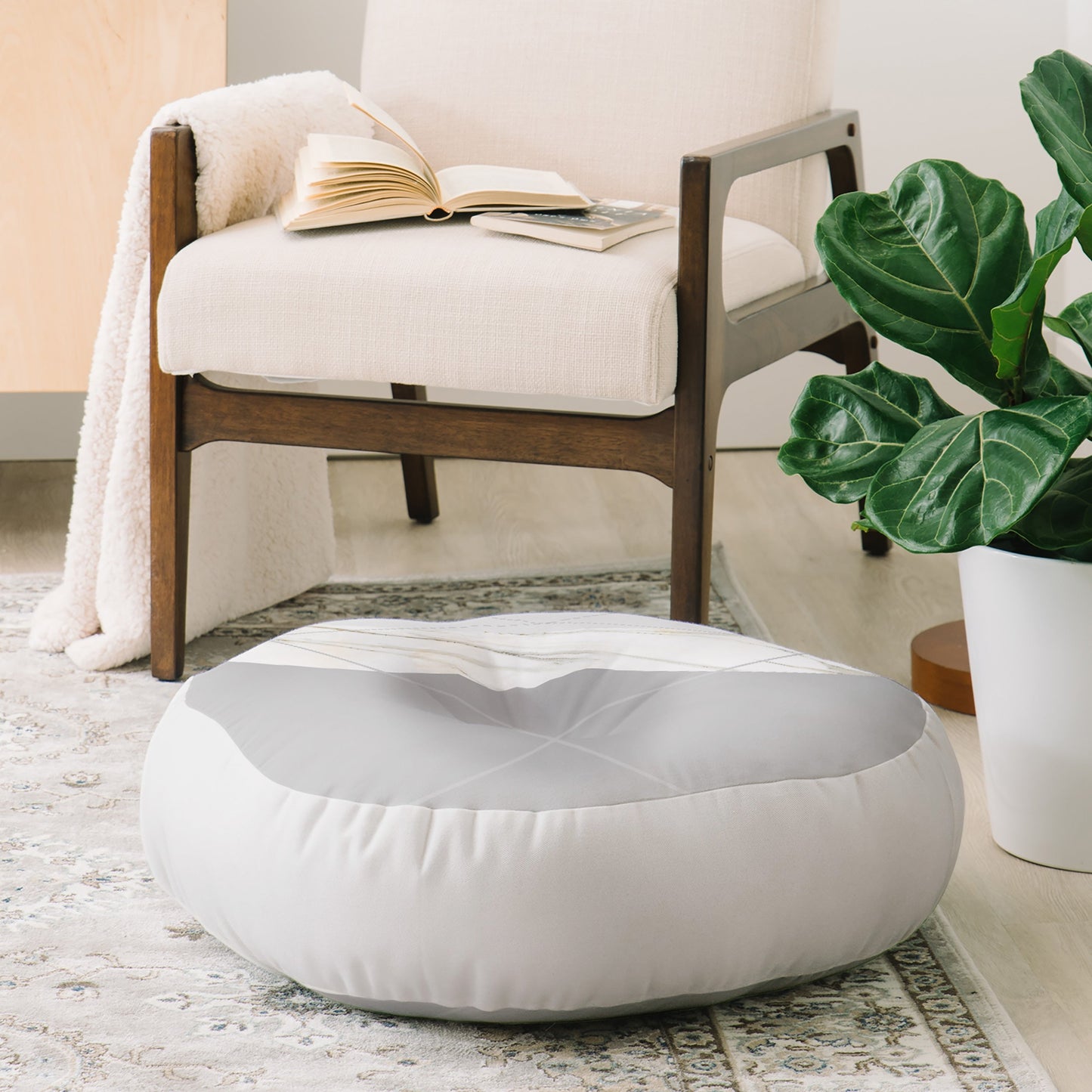 Iveta Abolina Alaskan Gelato Floor Pillow Round