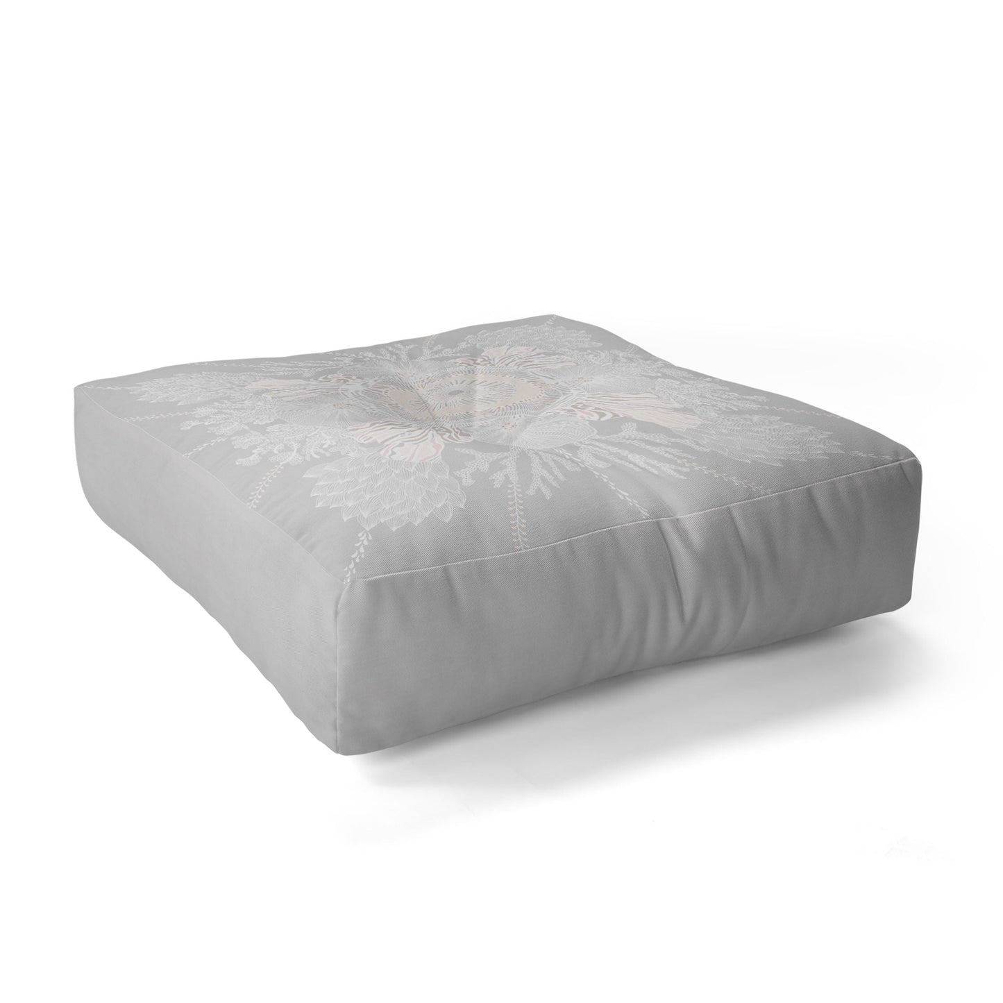 Iveta Abolina Bermuda Rose Floor Pillow Square