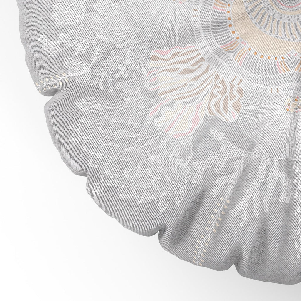 Iveta Abolina Bermuda Rose Floor Pillow Round