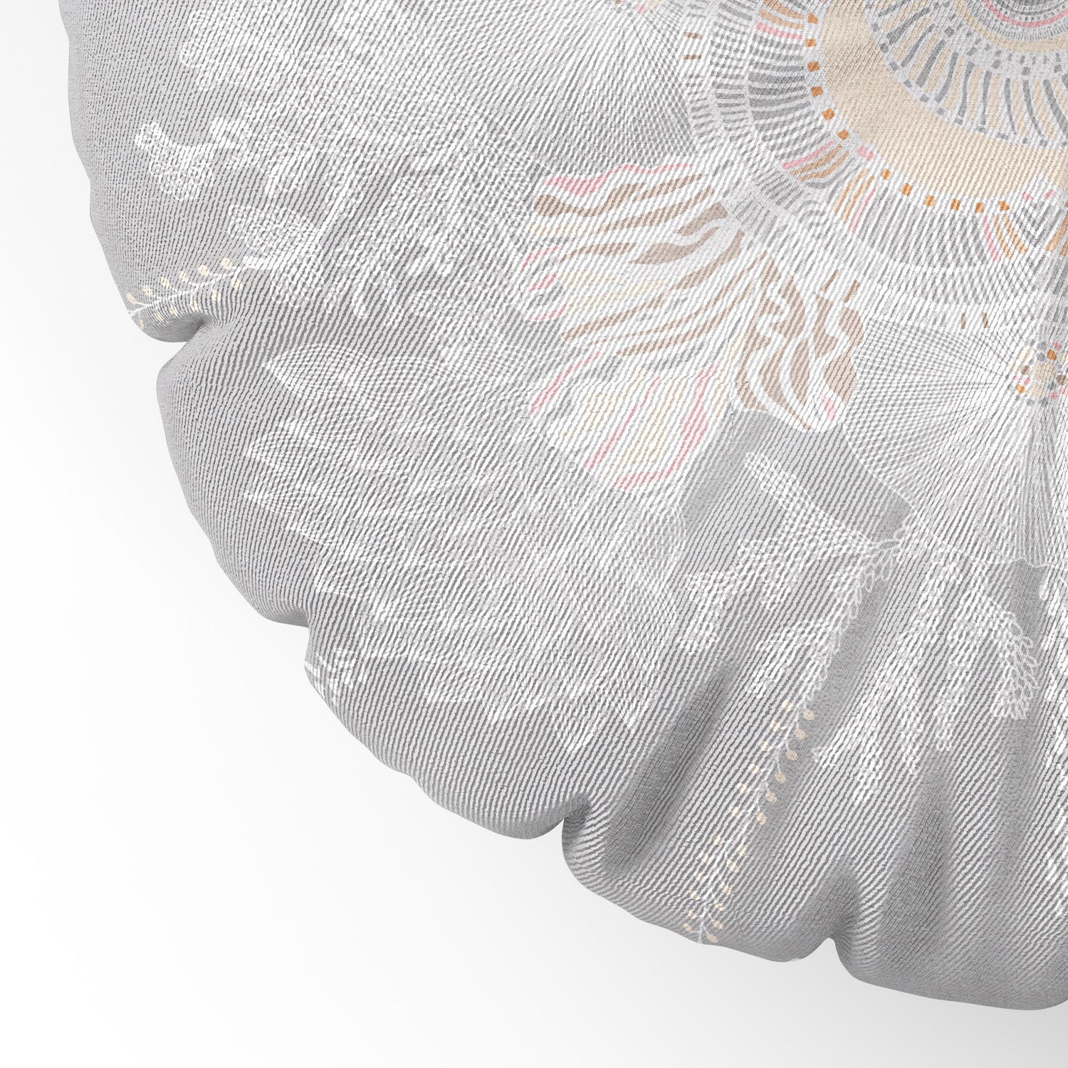 Iveta Abolina Bermuda Rose Floor Pillow Round